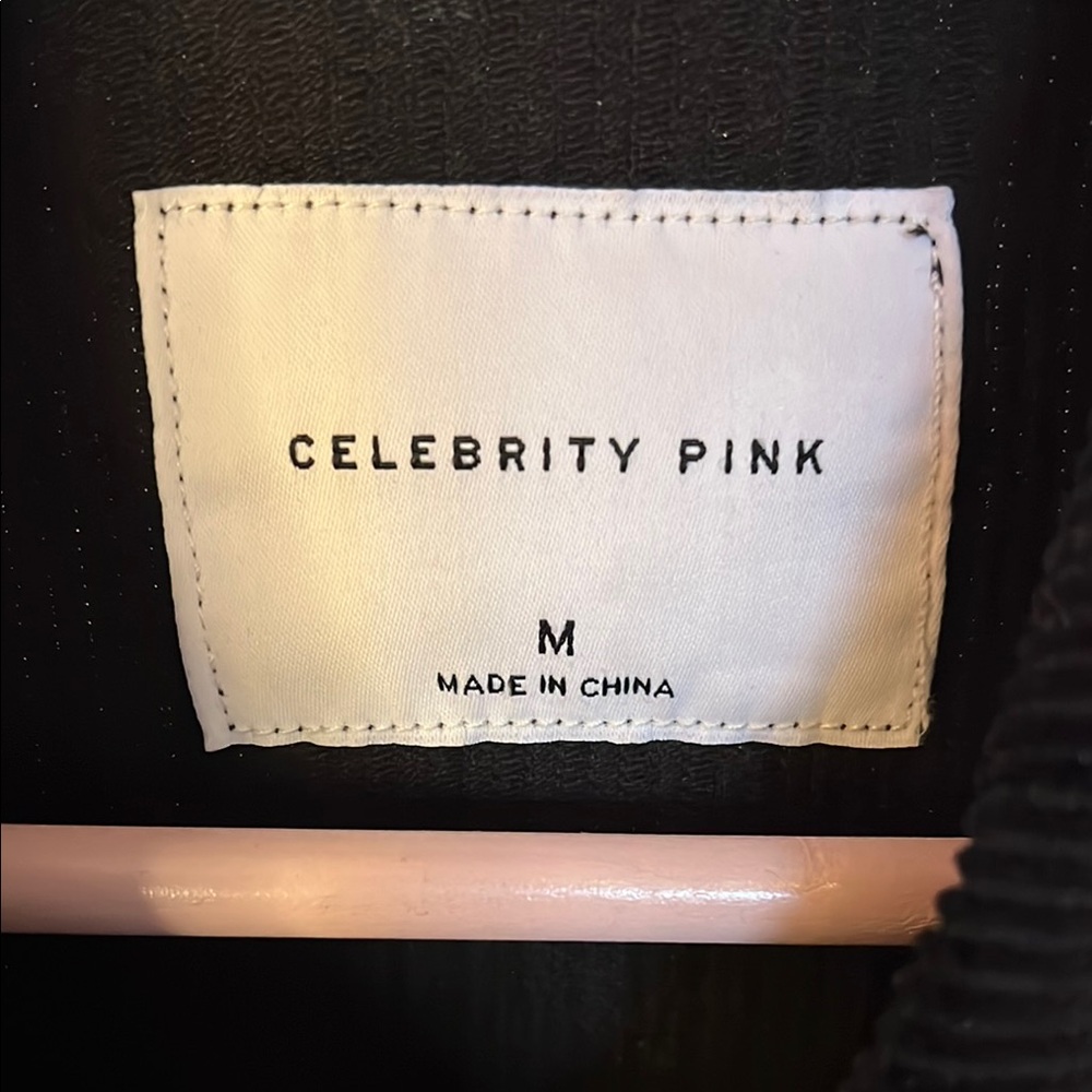 Celebrity Pink Black Corduroy Jacket - Picture 2 of 3